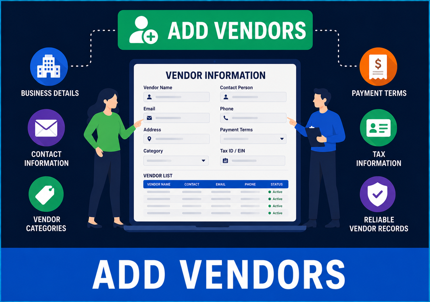 add vendors